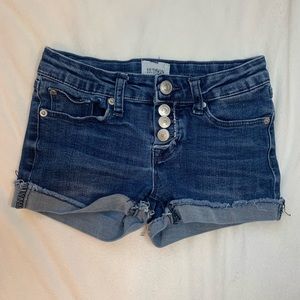 Denim jean shorts